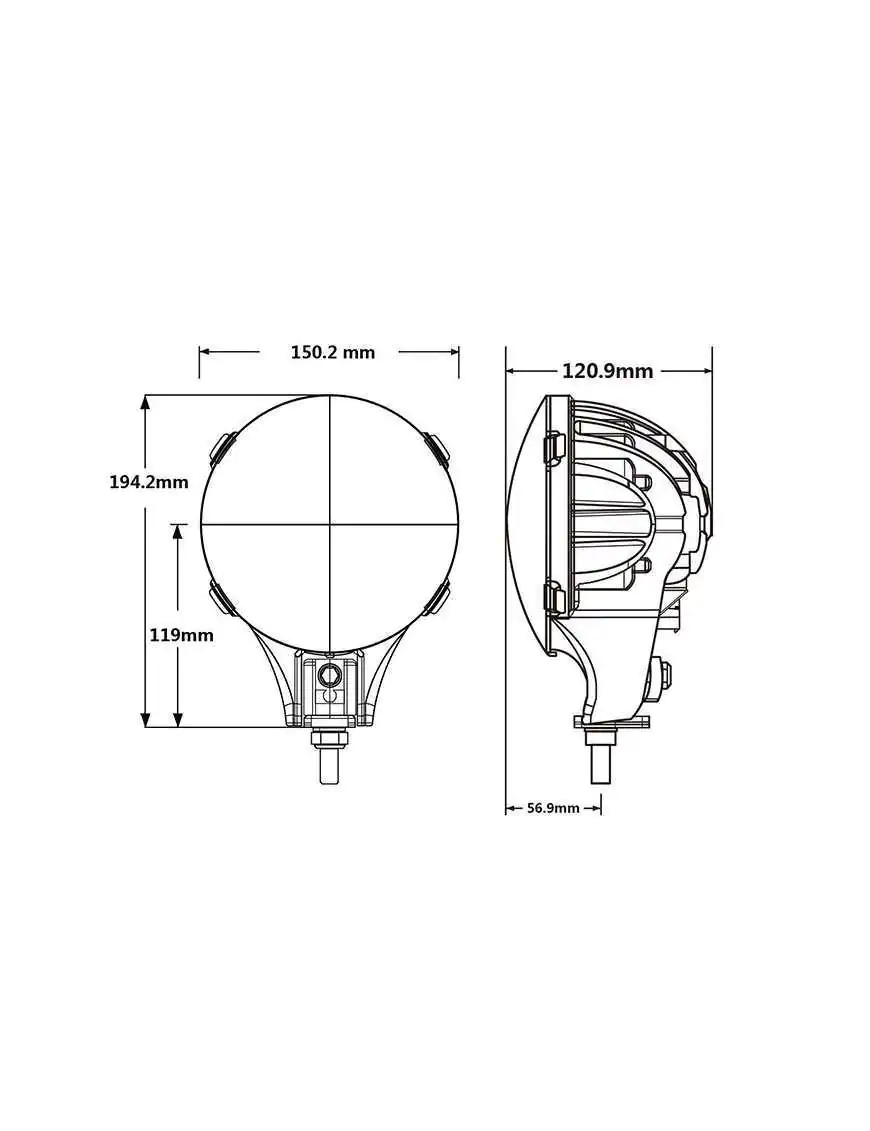 Lampa LED + DRL