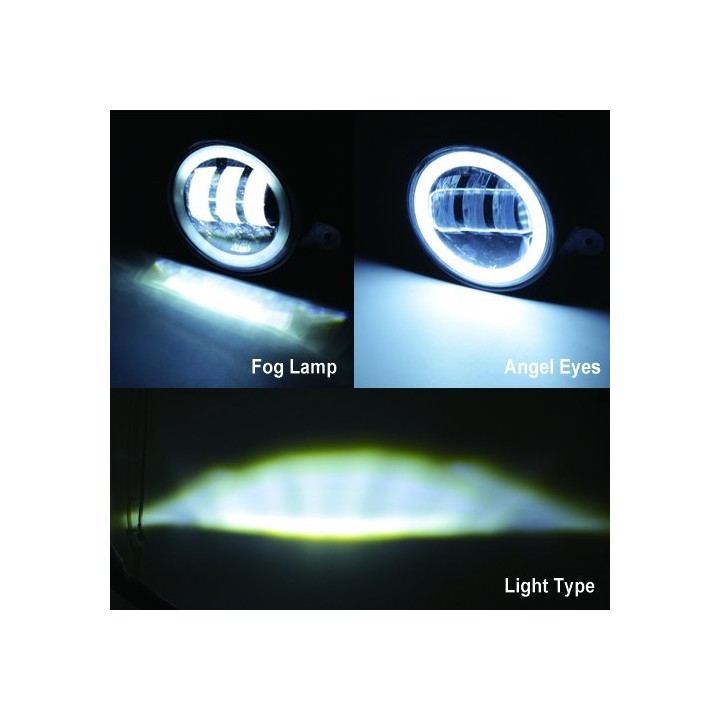 Halogeny + DRL (Jeep Wrangler JK )