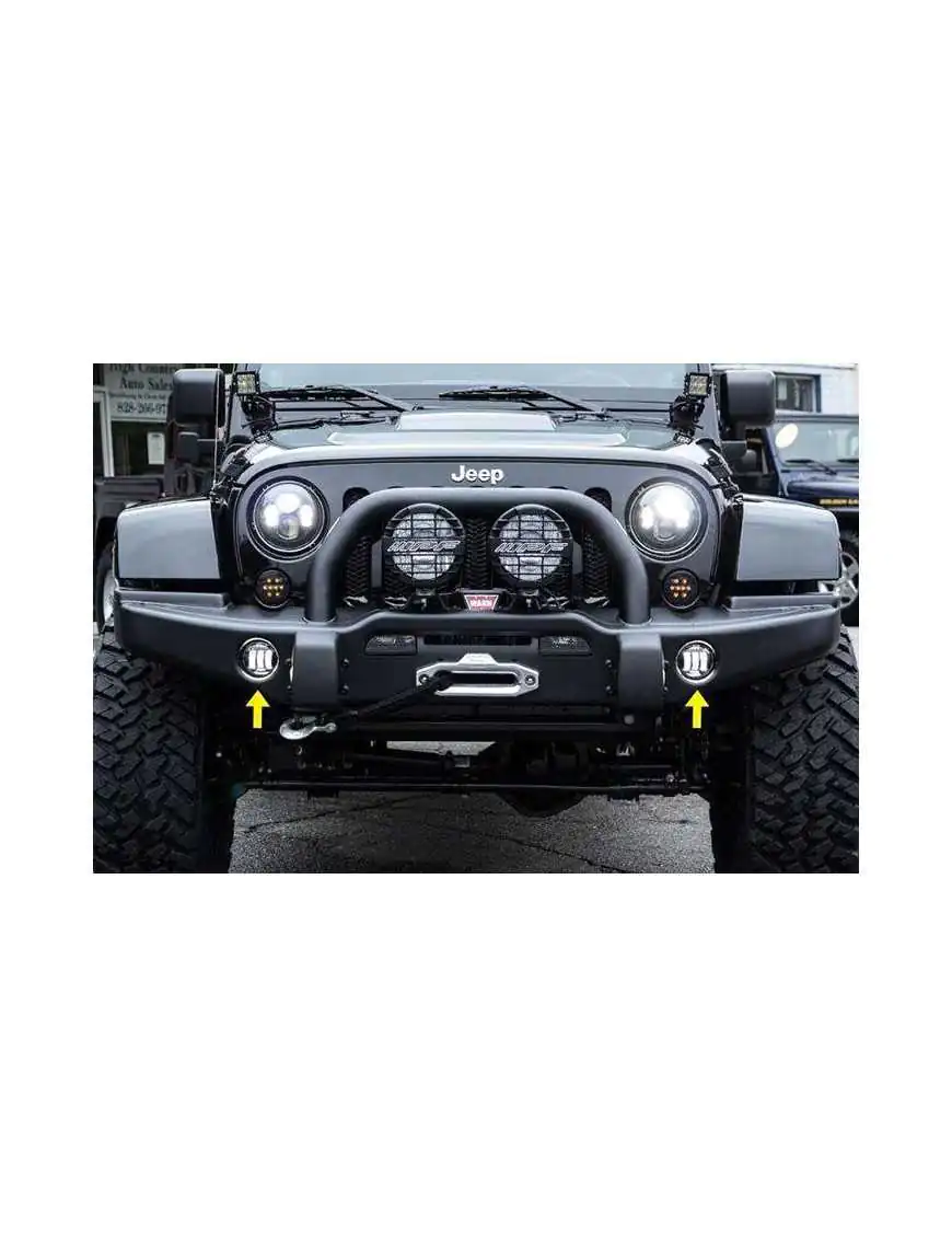 Halogeny + DRL (Jeep Wrangler JK )