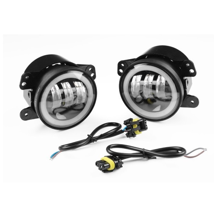 Halogeny + DRL (Jeep Wrangler JK )
