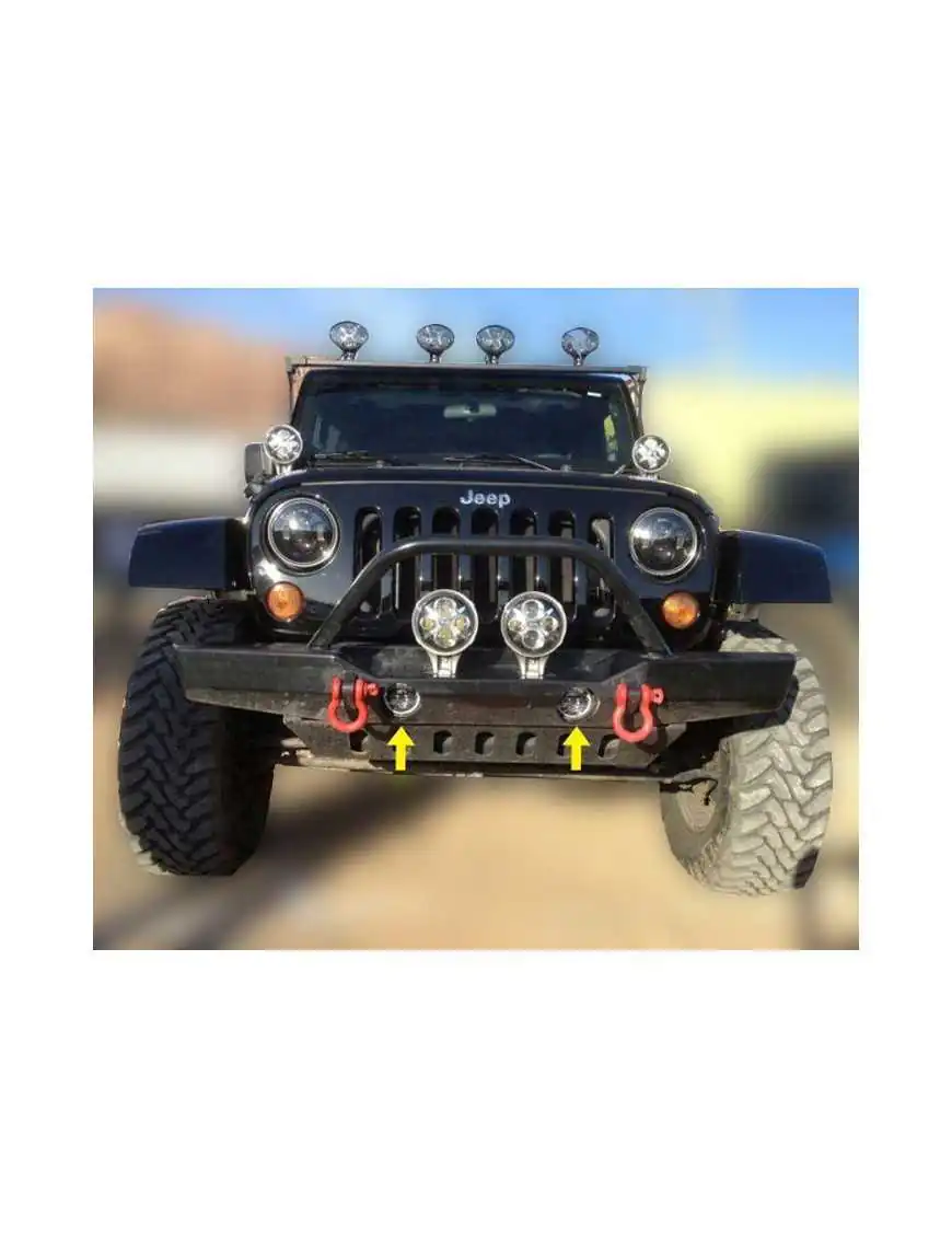 Halogeny Jeep Wrangler 2007+