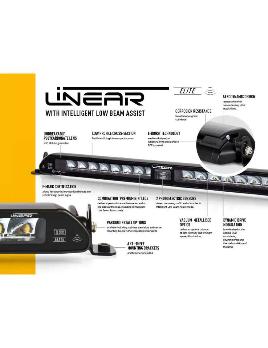 LAZER Linear 18 Elite i-LBA 0L18-LBA-B