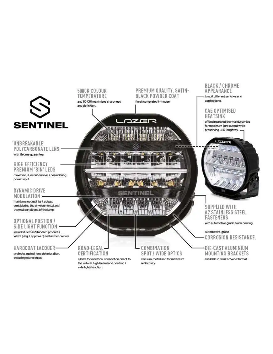 LAZER Sentinel Black 0S9-PL-SM