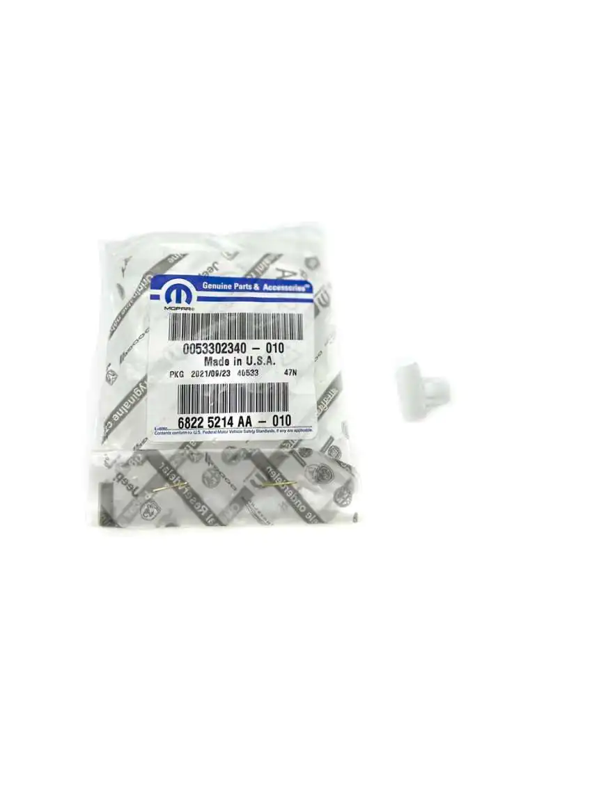 Mopar 0053302340 6822 5214 AA Clip WHITE TRIM CLIP 