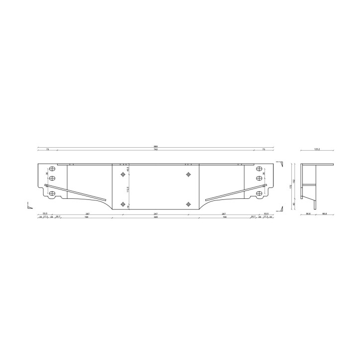 PŁYTA pod wyciągarkę JEEP WRANGLER TJ