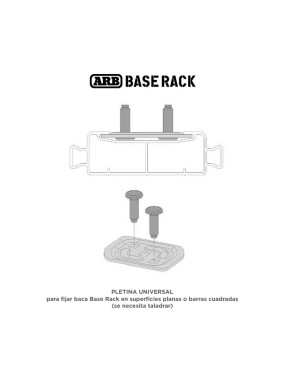ARB-6980060 Base rack mount plate 