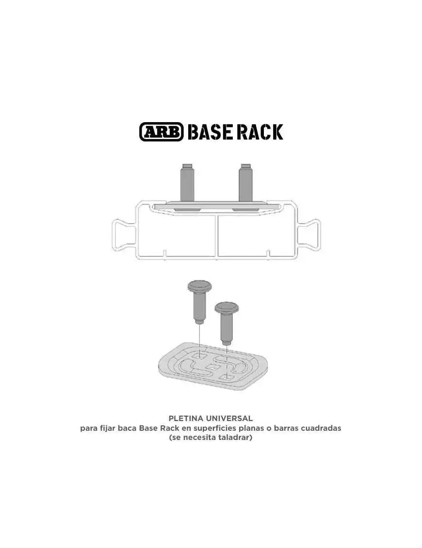 ARB-6980060 Base rack mount plate 