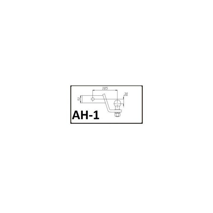 Hak holowniczy Auto-hak AH-1 adapter USA Homologowany
