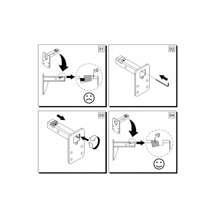 KULA HAKA Odkuwka ADAPTER USA 51x51 AH-5 regulacja homologowane