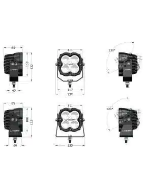 Lampa robocza LED LAZER UTILITY 45 New Generation