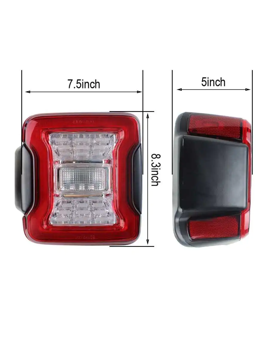 Lampy tylne Wrangler JL JLU Europa