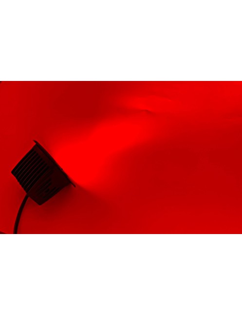 Lampa LED 4x3W Habitat Czerwona FLOOD z uchwytami montażowymi do zabudowy w zderzak