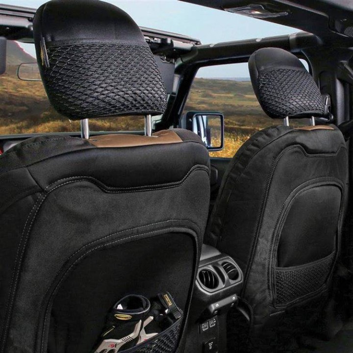Komplet pokrowców na fotele neoprene black/tan Smittybilt GEN2