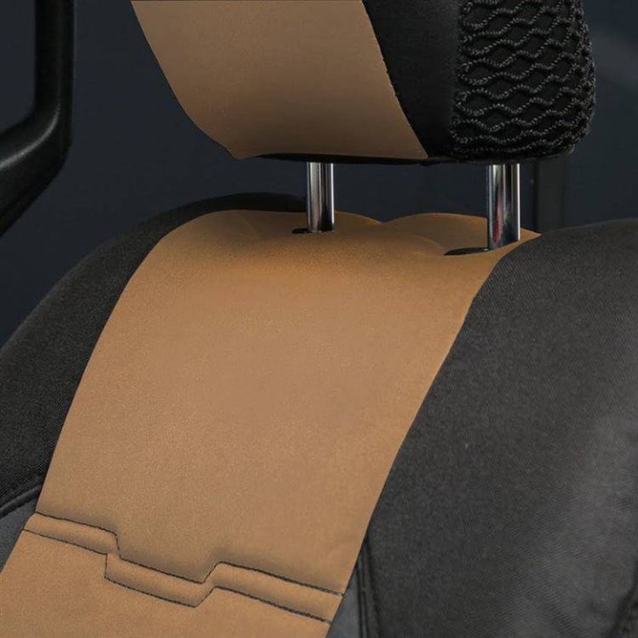 Komplet pokrowców na fotele neoprene black/tan Smittybilt GEN2
