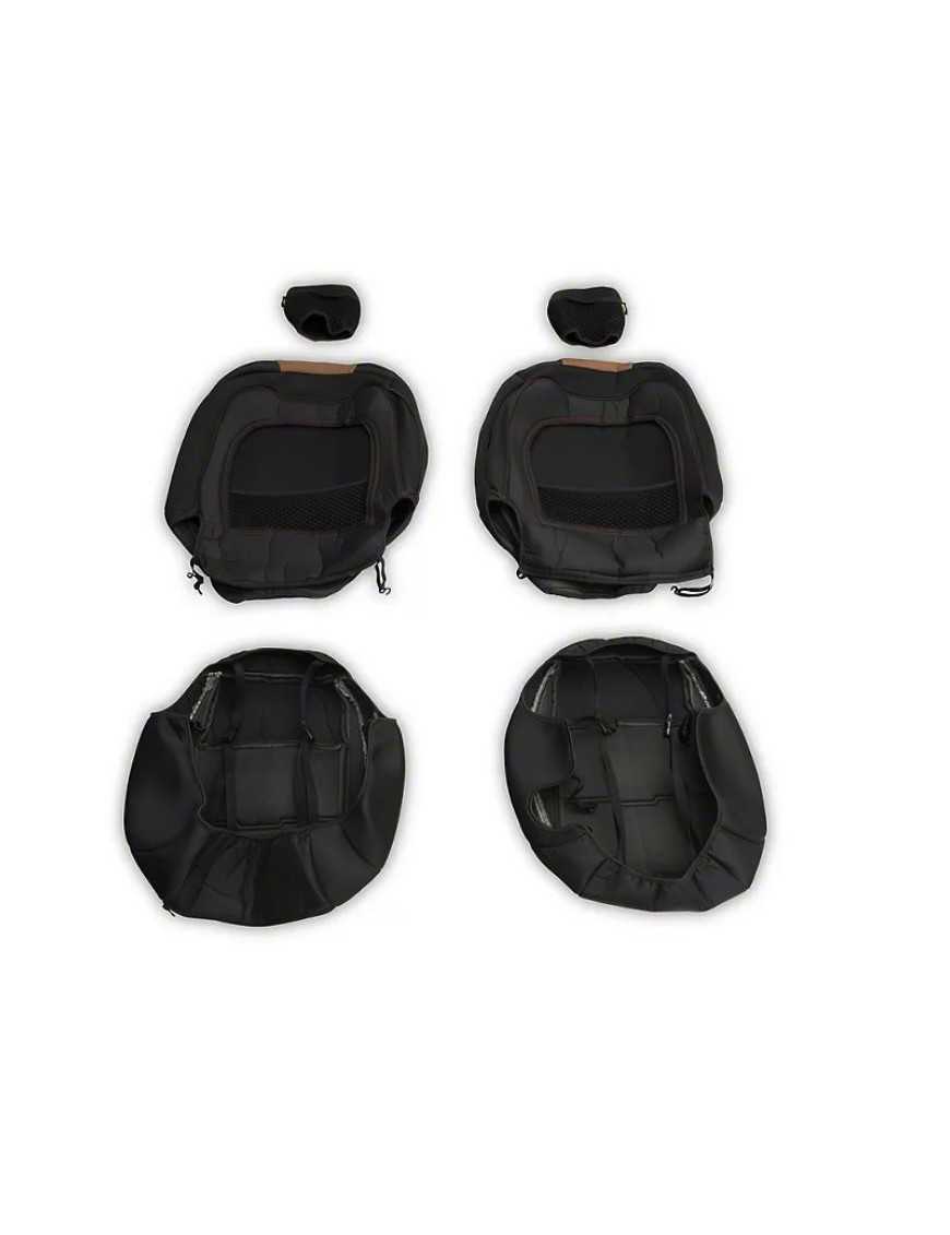 Komplet pokrowców na fotele neoprene black/tan Smittybilt GEN2
