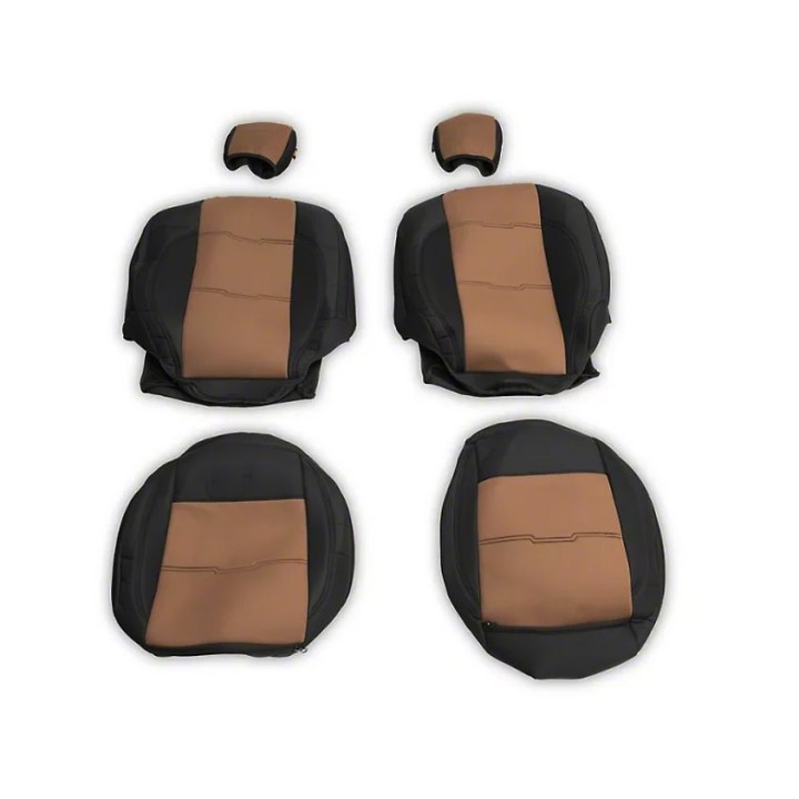 Komplet pokrowców na fotele neoprene black/tan Smittybilt GEN2
