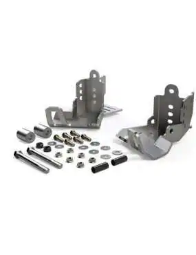 Rear shock skid plates Teraflex heavy-duty Wrangler JK