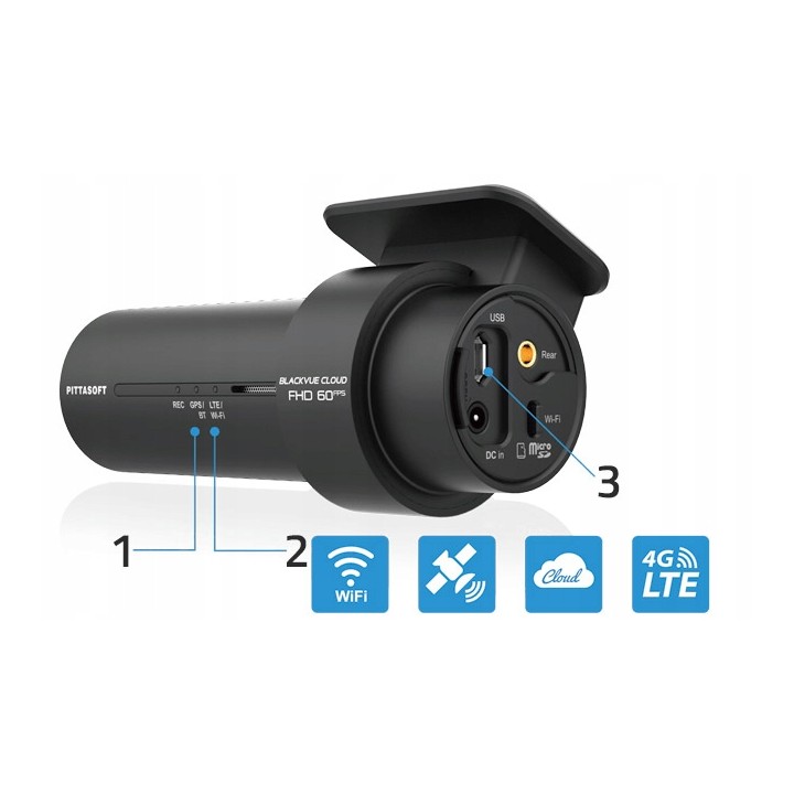 BlackVue DR750X-3CH Plus KAMERY FULL HD Z FUNKCJĄ CLOUD