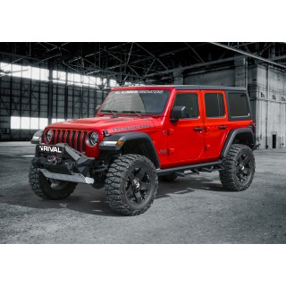 Aluminiowe progi ze stopniami do Wrangler JLU 4D od Rival