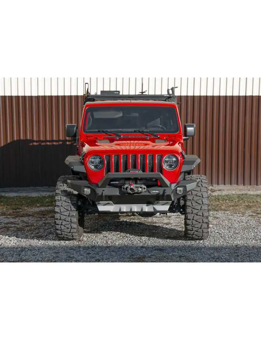 Alu Heavy Duty Winchbumper for Jeep Wrangler JK, J