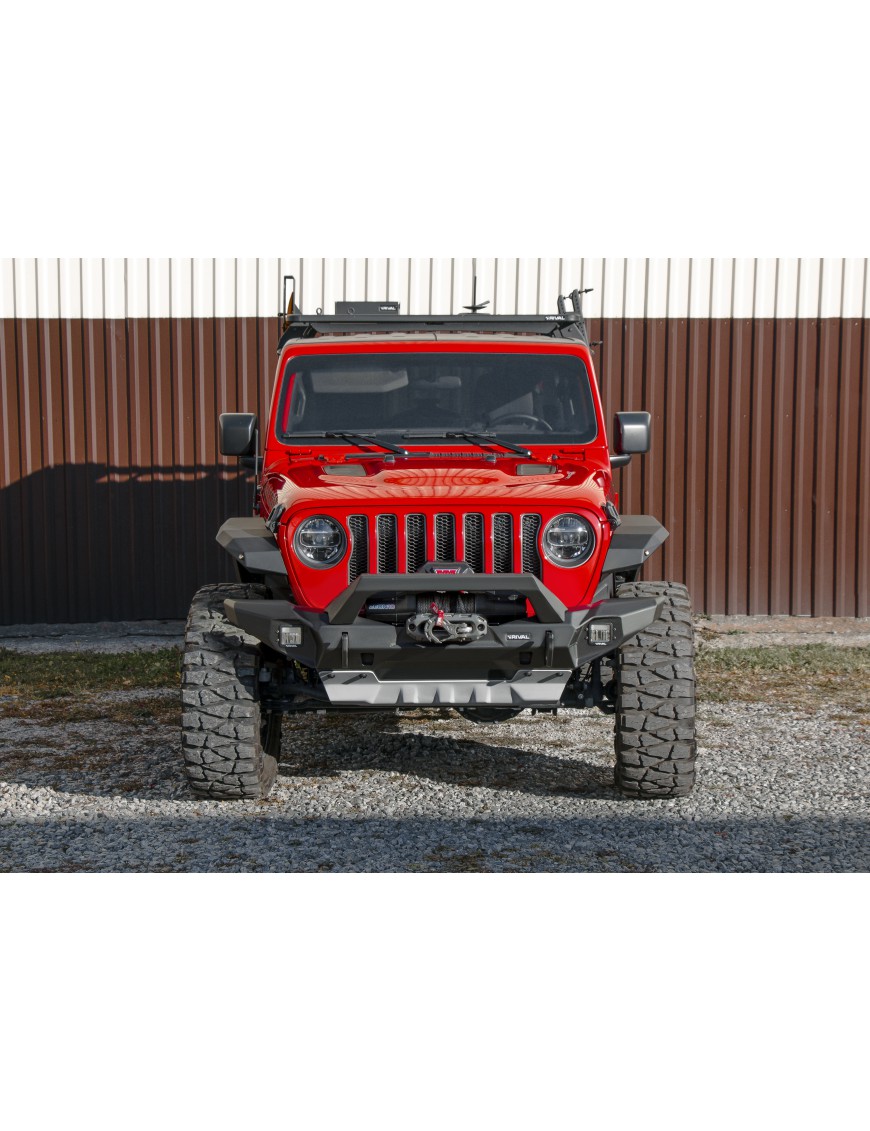 Alu Heavy Duty Winchbumper for Jeep Wrangler JK, J