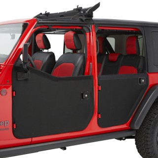 FULL 2-PIECE FABRIC DOORS JEEP 2020-2022 GLADIATOR 2018-2022 Wrangler JL