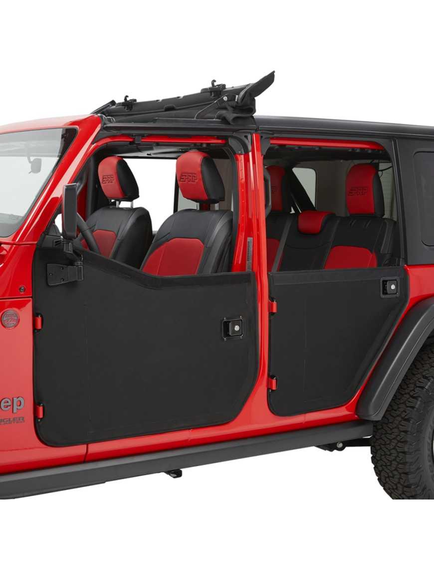 FULL 2-PIECE FABRIC DOORS JEEP 2020-2022 GLADIATOR 2018-2022 Wrangler JL