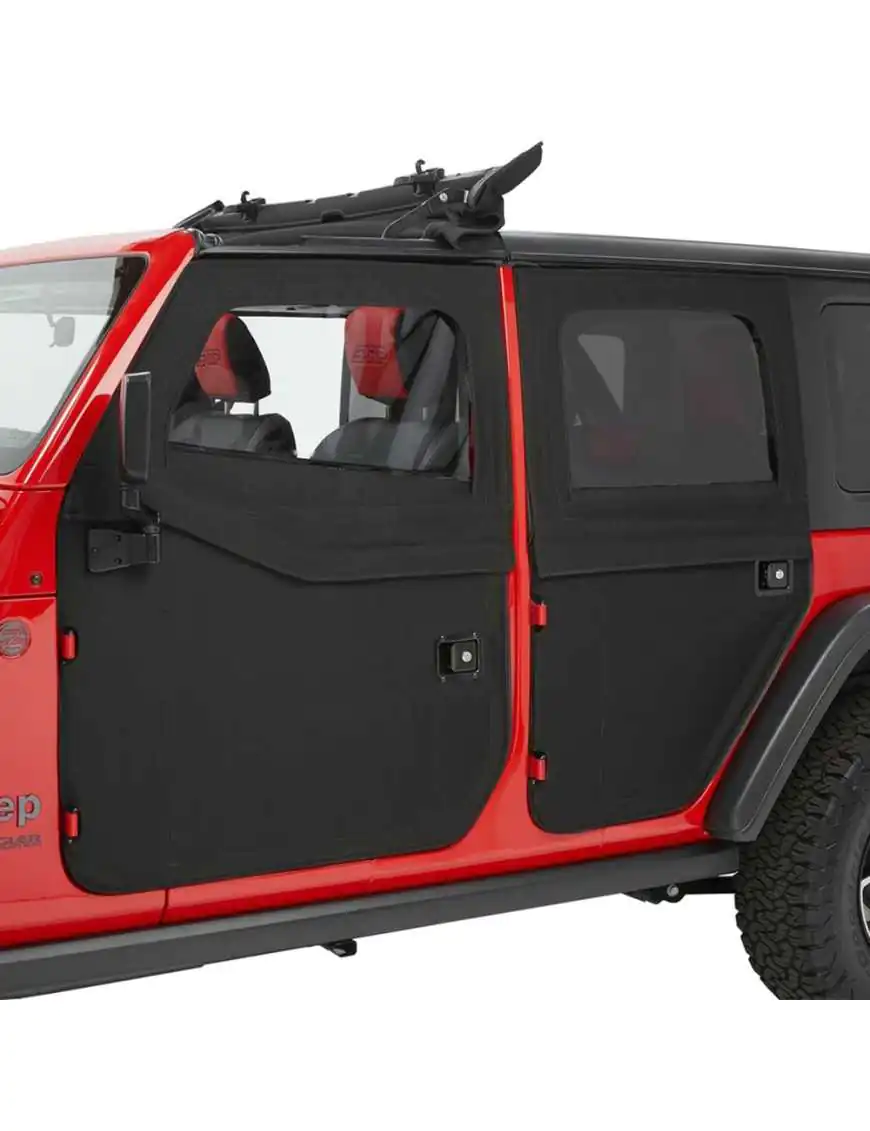 FULL 2-PIECE FABRIC DOORS JEEP 2020-2022 GLADIATOR 2018-2022 Wrangler JL