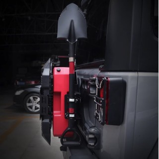 Uchwyt ekwipunku dodatkowego Jeep Wrangler JLza koło zapasowe MAIKER