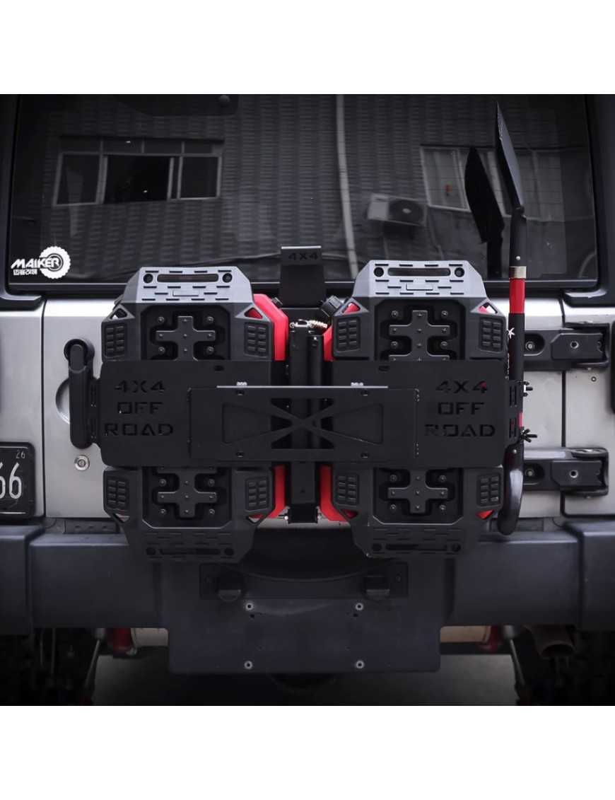 Uchwyt ekwipunku dodatkowego Jeep Wrangler JLza koło zapasowe MAIKER Uchwyt ekwipunku dodatkowego Jeep Wrangler JLza koło zapasowe MAIKER