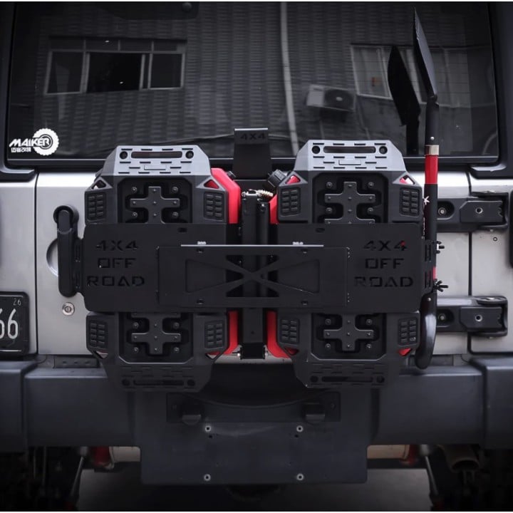 Uchwyt ekwipunku dodatkowego Jeep Wrangler JLza koło zapasowe MAIKER