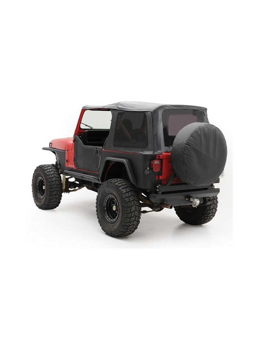 Soft top Denim Black z torbą Smittybilt