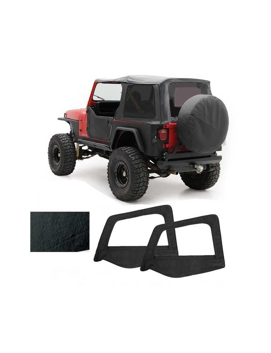 Soft top Denim Black z torbą Smittybilt