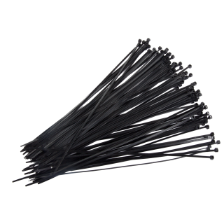 OPASKI ZACISKOWE (CZARNE) 3.6MM*300MM SZT.100