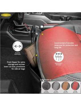 Komplet pokrowców na fotele neoprene RED Smittybilt GEN2