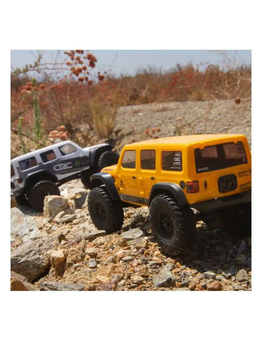 Axial SCX24 Jeep Wrangler JLU CRC 2019 V2 1:24 4WD RTR biały