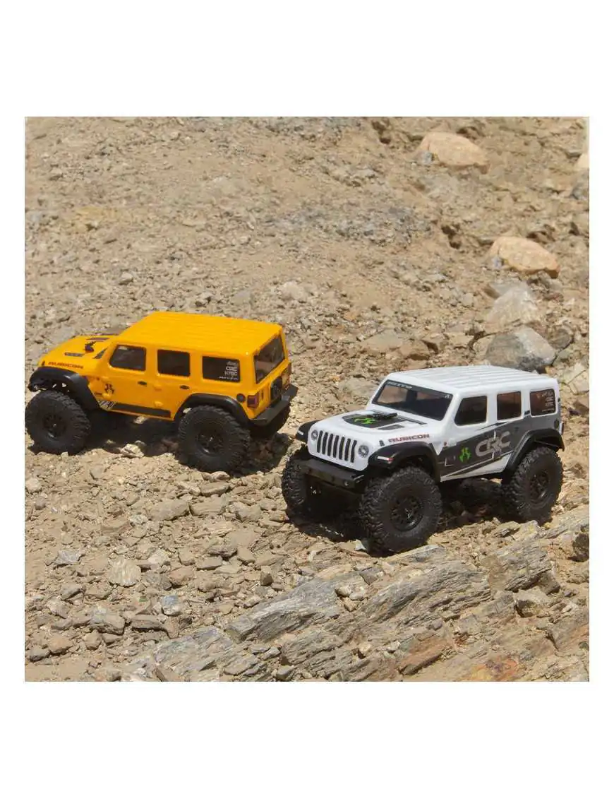 Axial SCX24 Jeep Wrangler JLU CRC 2019 V2 1:24 4WD RTR biały