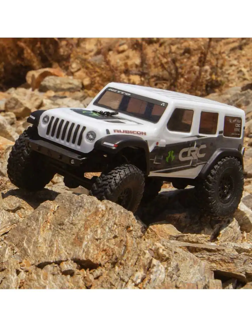 Axial SCX24 Jeep Wrangler JLU CRC 2019 V2 1:24 4WD RTR biały