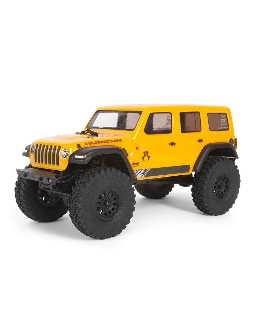 Axial SCX24 Jeep Wrangler JLU CRC 2019 V2 1:24 4WD RTR żółty