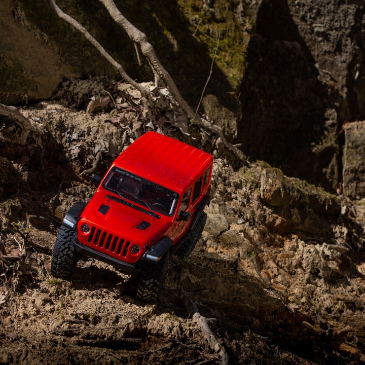 Axial SCX10 III Jeep JLU Wrangler 1:10 4WD RTR czerwony