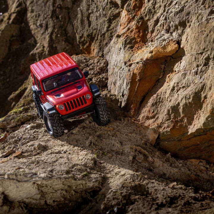 Axial SCX10 III Jeep JLU Wrangler 1:10 4WD RTR czerwony