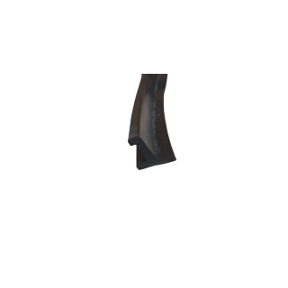 Uszczelka nadkoli do poszerzeń – czarny profil gumowy z kanałem na krawędź blachy