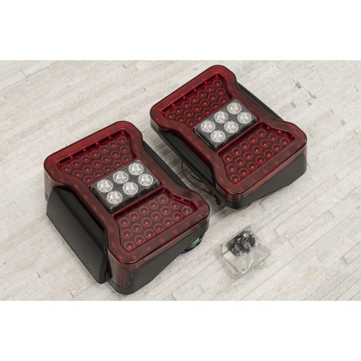 JEEP WRANGLER JK 2007-2018 LAMPY TYLNE LED STYLIZOWANE NA JL