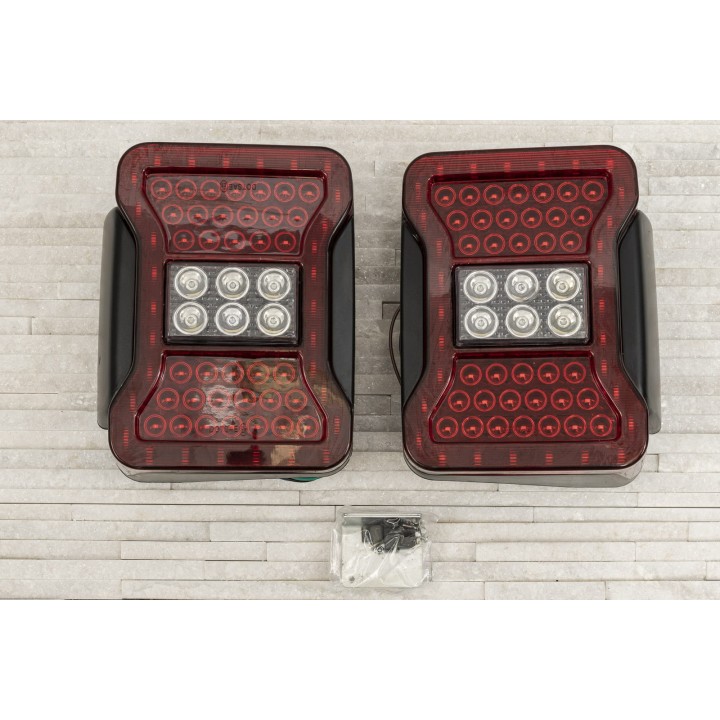 JEEP WRANGLER JK 2007-2018 LAMPY TYLNE LED STYLIZOWANE NA JL