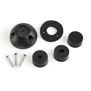 DS16-P-BLK Przejście pokładowe dla wtyczek do 16mm, przew. 2-8mm