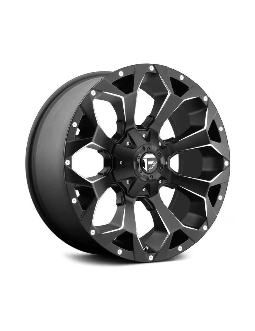 Felga aluminiowa D546 Assault Matte Black Milled Fuel 5x127 5x114 ET14 17x8