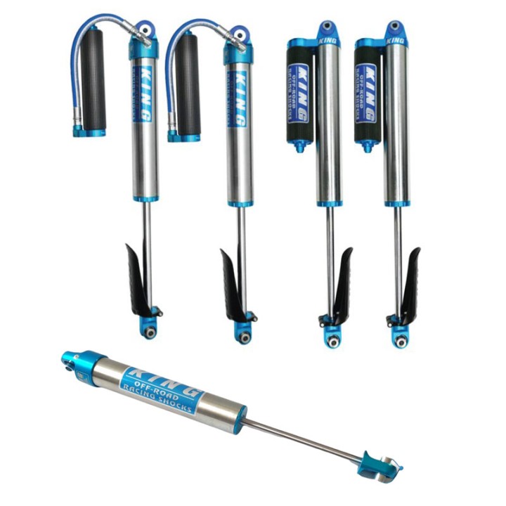 Zestaw amortyzatorów King Shocks 2.5 shocks 0-2,5" WRANGLER JL JLU GLADIATOR + amortyzator skrętu