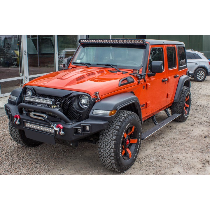 JEEP WRANGLER JL 2018+ 4D STOPNIE BOCZNE PROGI ELEKTRYCZNE