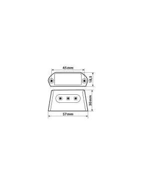 90586 A-ion, 3 Smd oświetlenie tablicy rejestracyjnej LED, 12V