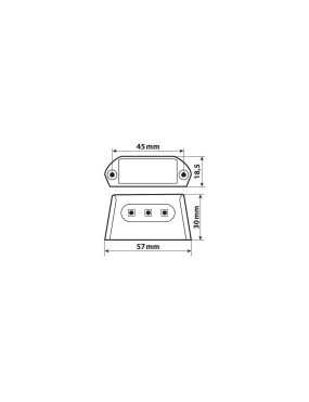 90586 A-ion, 3 Smd oświetlenie tablicy rejestracyjnej LED, 12V